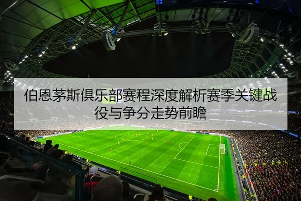 伯恩茅斯俱乐部赛程深度解析赛季关键战役与争分走势前瞻